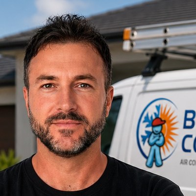 Matt Bell, owner of Bellair Air Conditioner Installs