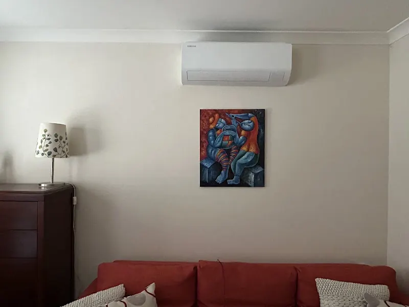 Split system installation by Bellair for Alexander Moloksher