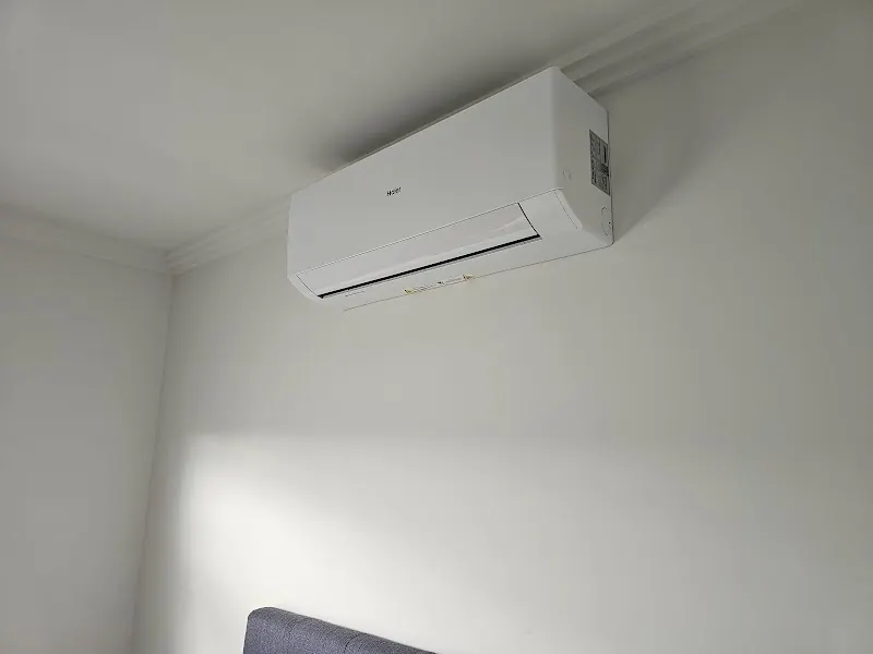 Split system installation by Bellair for Milon Pang